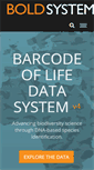 Mobile Screenshot of barcodinglife.org